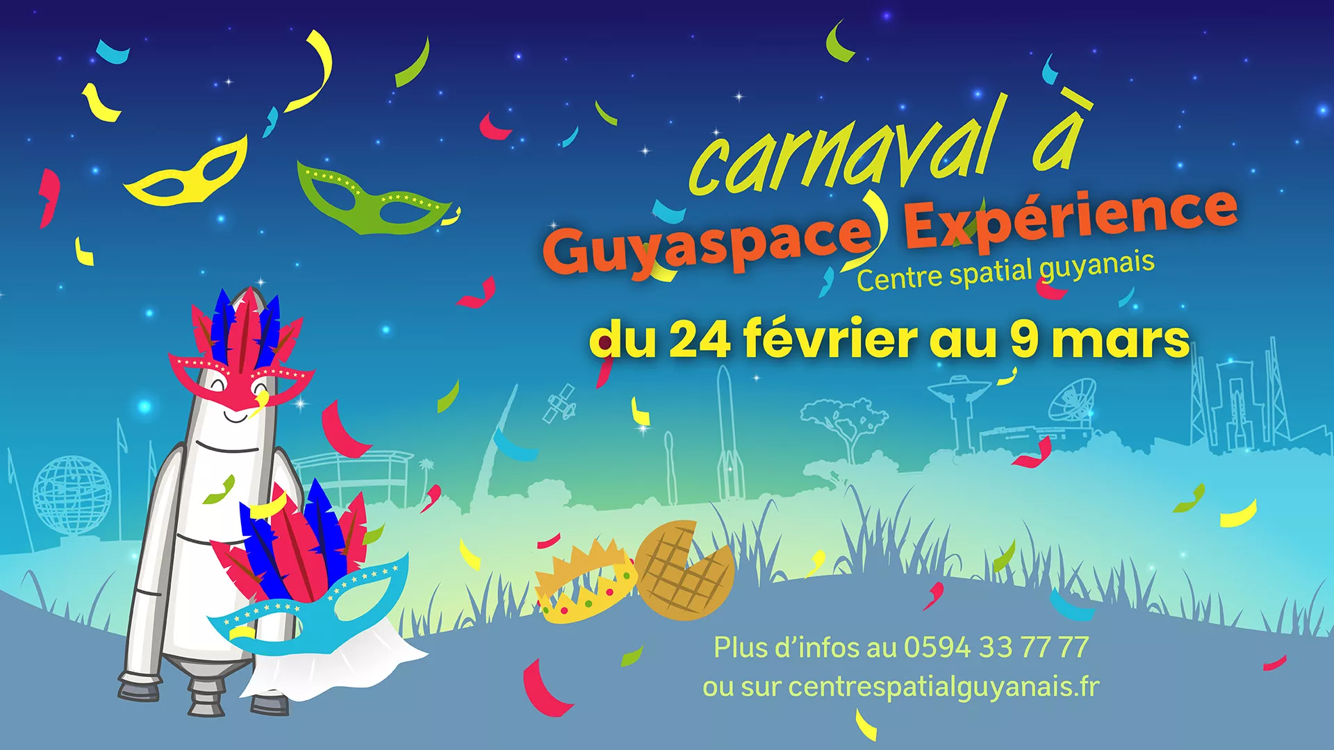 visuel promotionnel animations carnaval guyaspace expérience