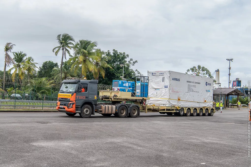 Déchargement Biomass Port de pariacabo
