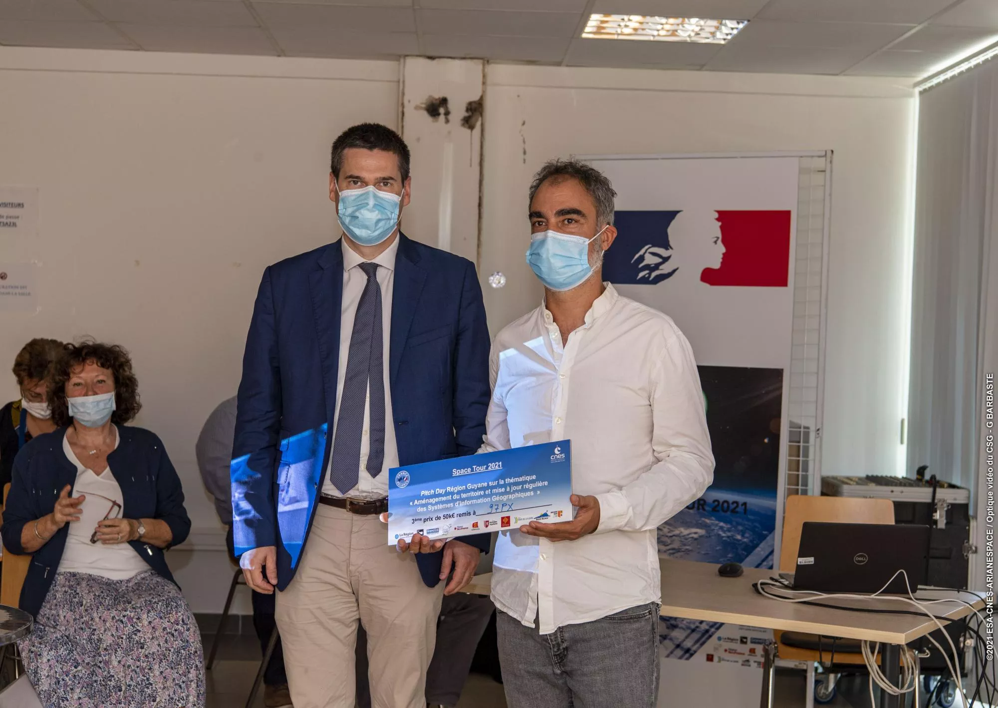 Lauréats du prix Space Tour 2021.