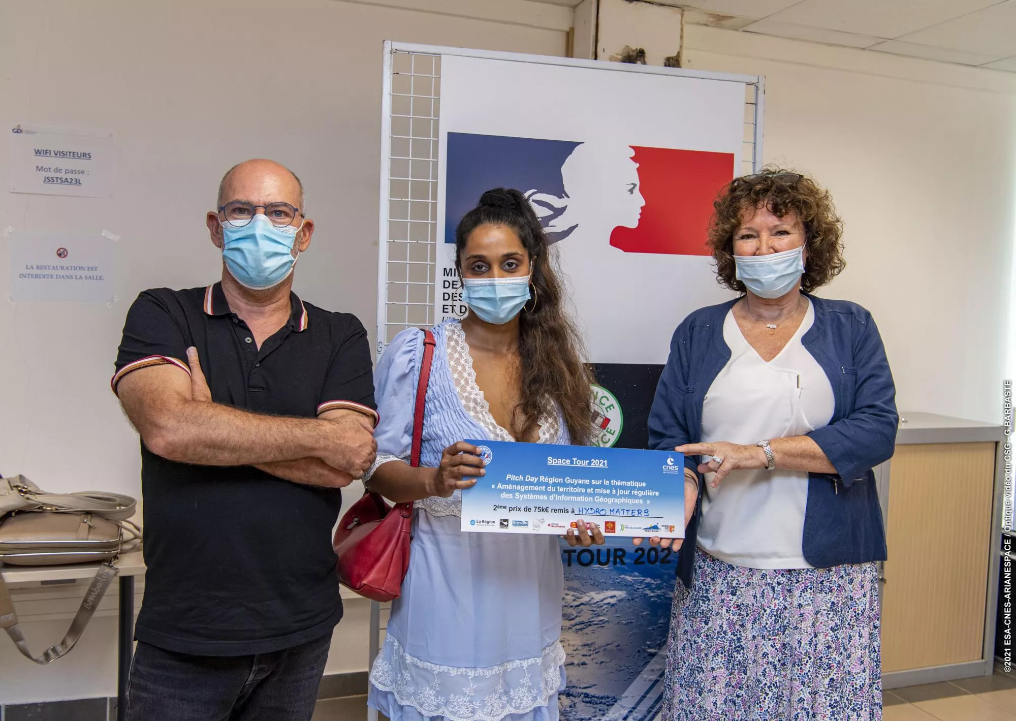 Lauréats du prix Space Tour 2021.