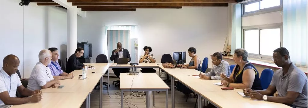 Lors du lancement officiel du projet AIBSI.