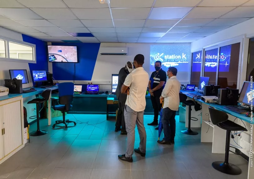 Inauguration du Fablab à Kourou.