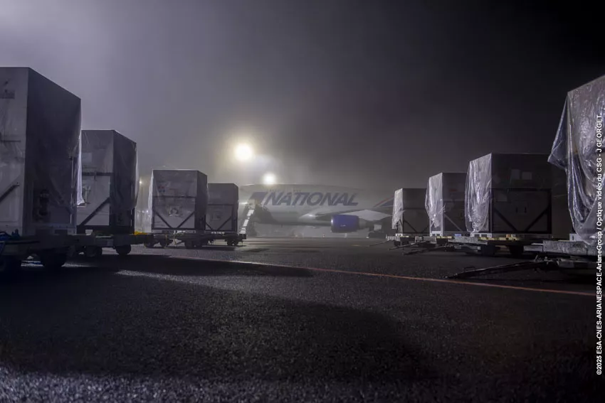 Arrivée premier lot Amazon Leo en Guyane 