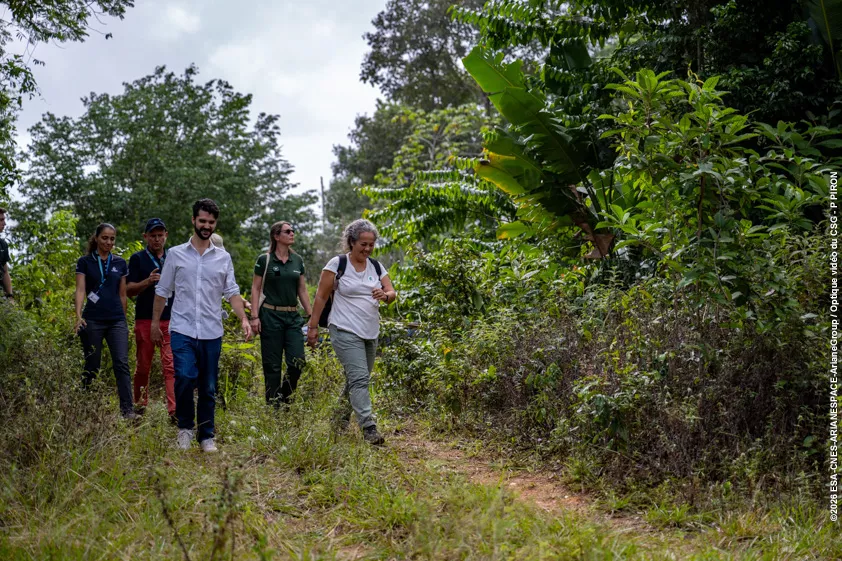 Inauguration nouveau sentier Passoura à Kourou