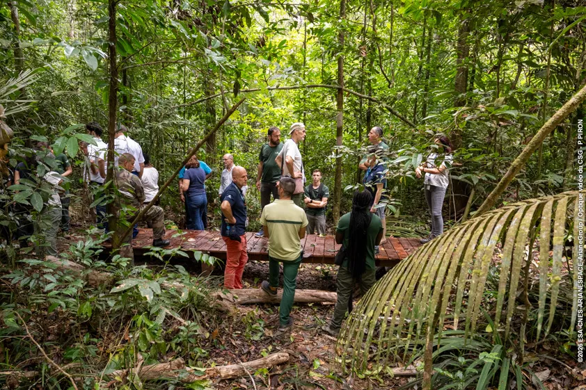 Inauguration nouveau sentier Passoura à Kourou
