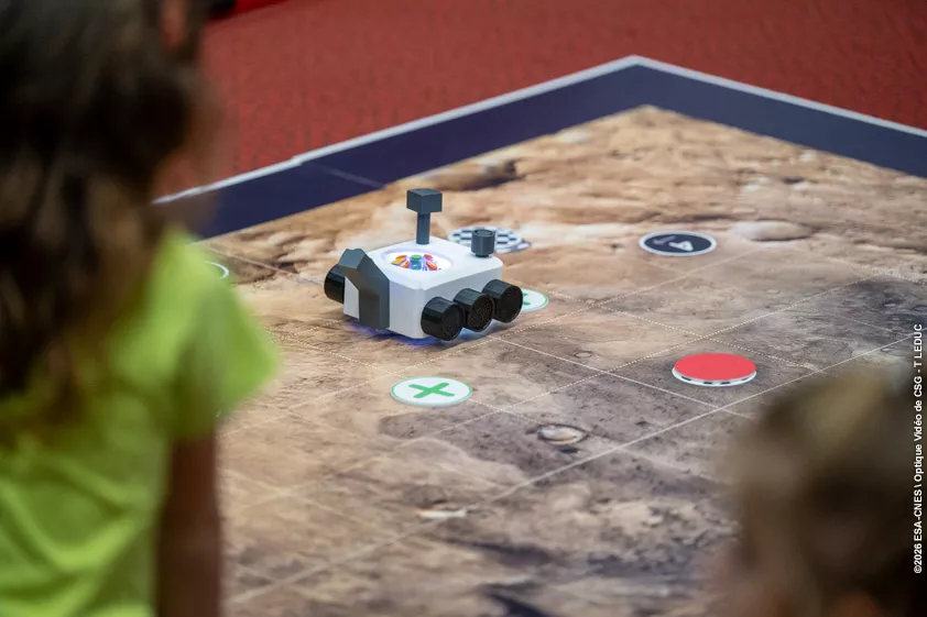 defis robots martiens en salle Jupiter 